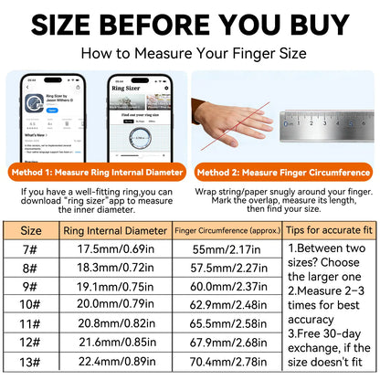 2026 Smart Health Tracking Ring for Men and Women, 5ATM Waterproof, Fitness and Sleep Monitor, No App Subscription Required