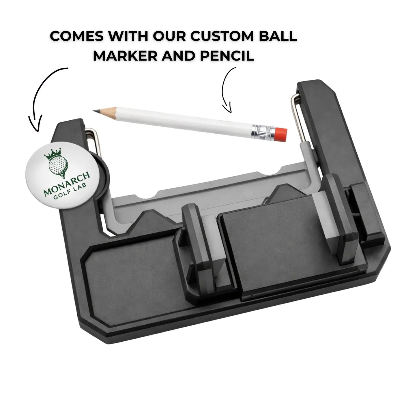 Golf Cart Steering Wheel Phone Mount - Flip-Up Cell Phone Holder for Club Car with Secure Grip and Easy Access